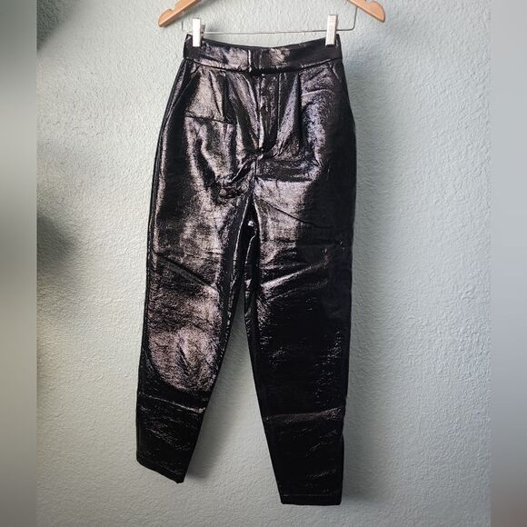 L'Academie Faux Leather The Arielle Pant - Picture 12 of 16